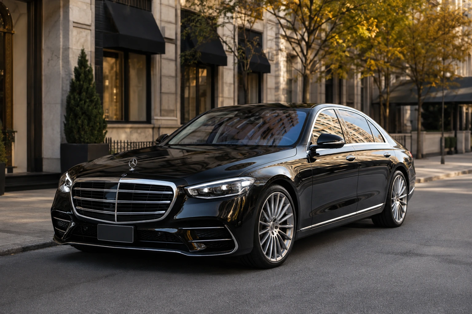 Luxury sedan and SUV used for Empire Limos chauffeur transportation