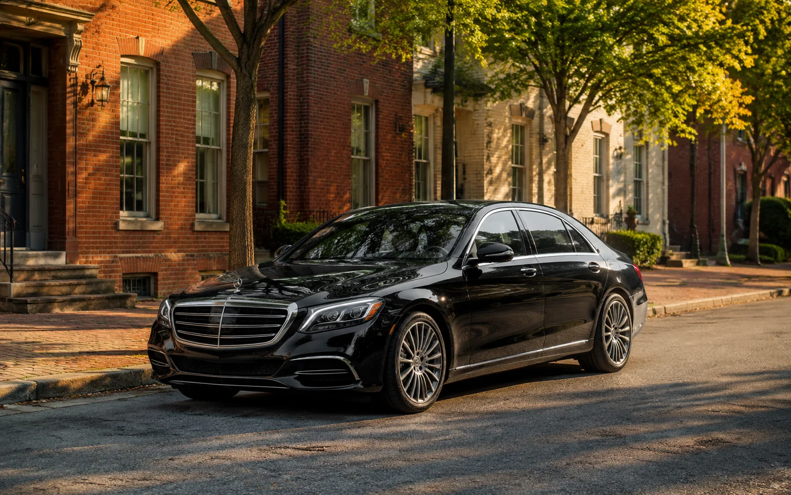 Black Cadillac Escalade for scheduled chauffeur transportation in Richmond Kentucky