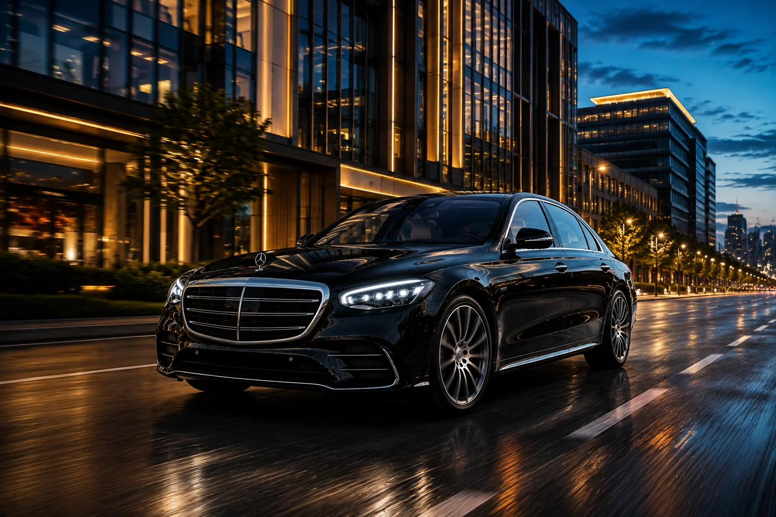 Denver to DIA limo service black SUV for chauffeur airport transportation